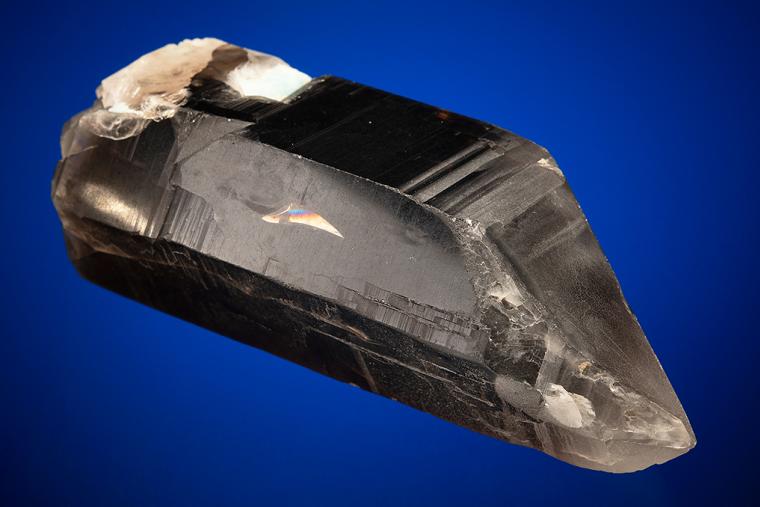 QUARTZ var. Smoky with MICROCLINE var. Amazonite