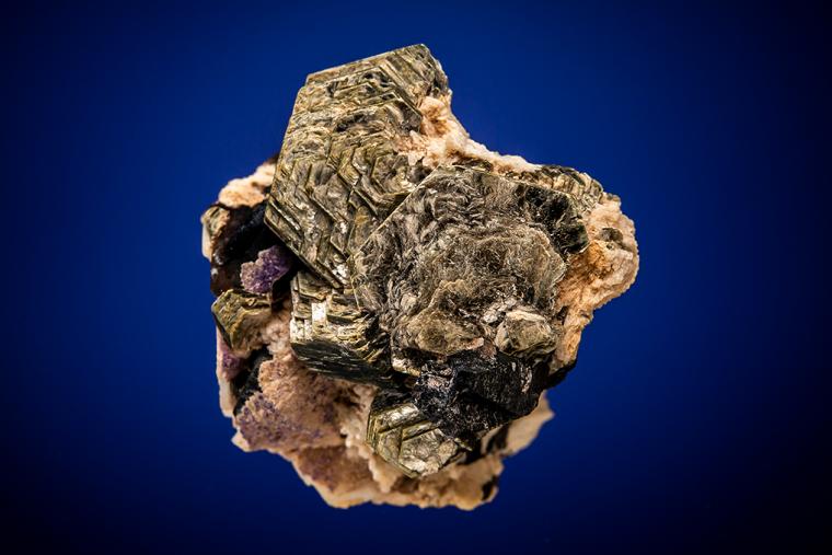 MUSCOVITE on QUARTZ var. Smoky and MICROCLINE