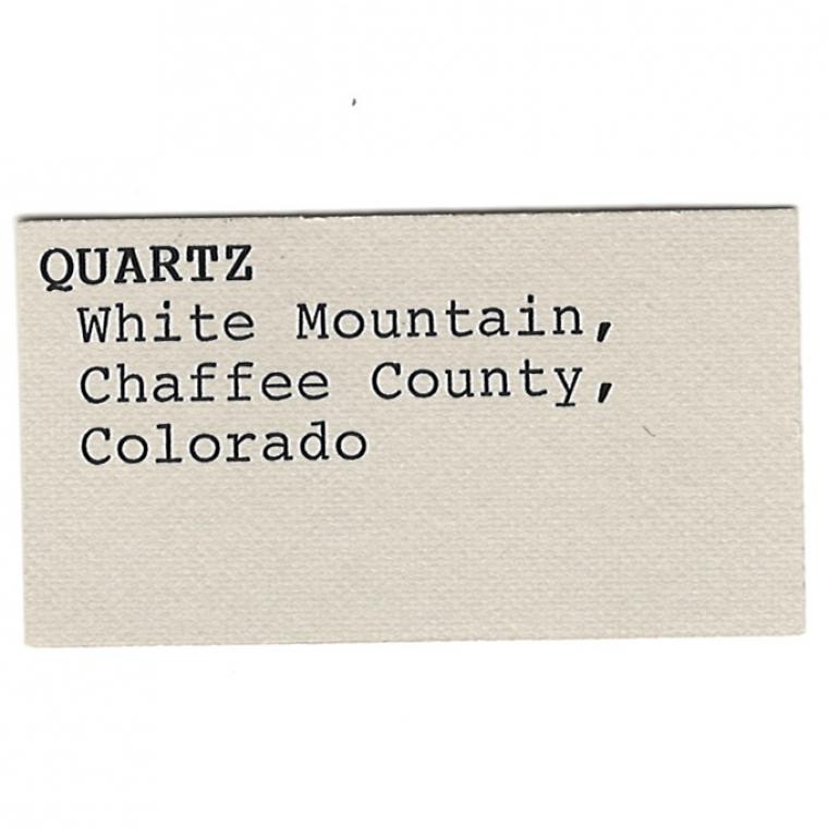 QUARTZ var. Smoky with ALBITE