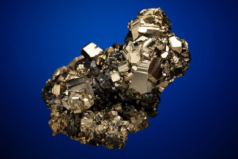 PYRITE after PYRRHOTITE with SPHALERITE