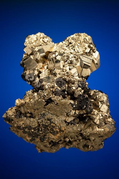 PYRITE after PYRRHOTITE with SPHALERITE