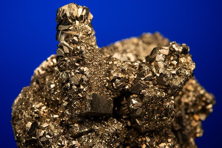 PYRITE after PYRRHOTITE with PYRITE on SPHALERITE