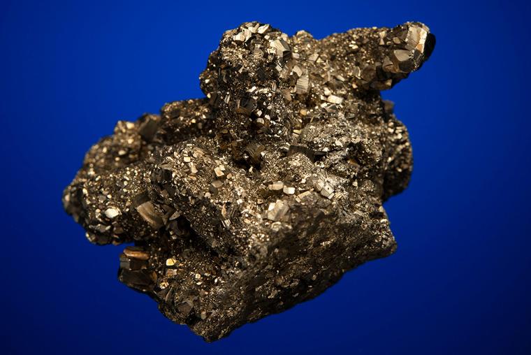 PYRITE after PYRRHOTITE with PYRITE on SPHALERITE