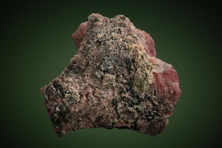 RHODOCHROSITE with FLUORITE