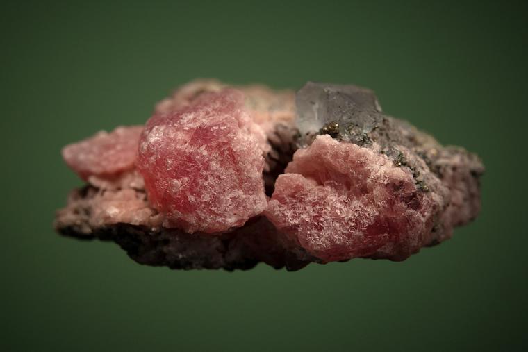 RHODOCHROSITE with FLUORITE