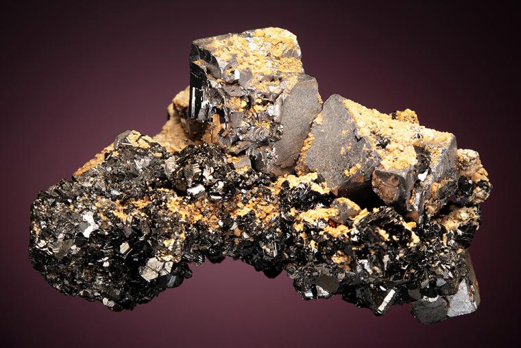 GALENA on SPHALERITE