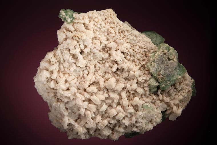 FLUORITE on ALBITE