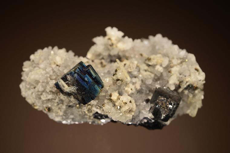 BOURNONITE with BARITE and QUARTZ