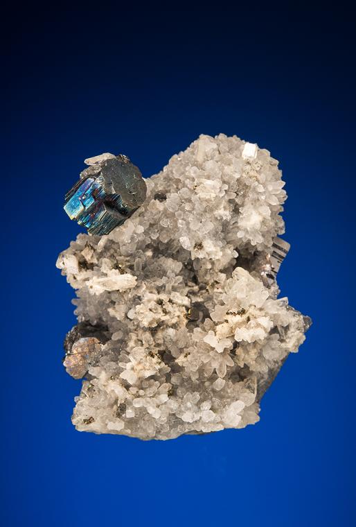 BOURNONITE with BARITE and QUARTZ
