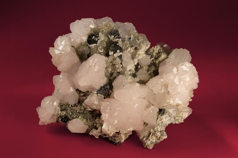 manganoan CALCITE with SPHALERITE