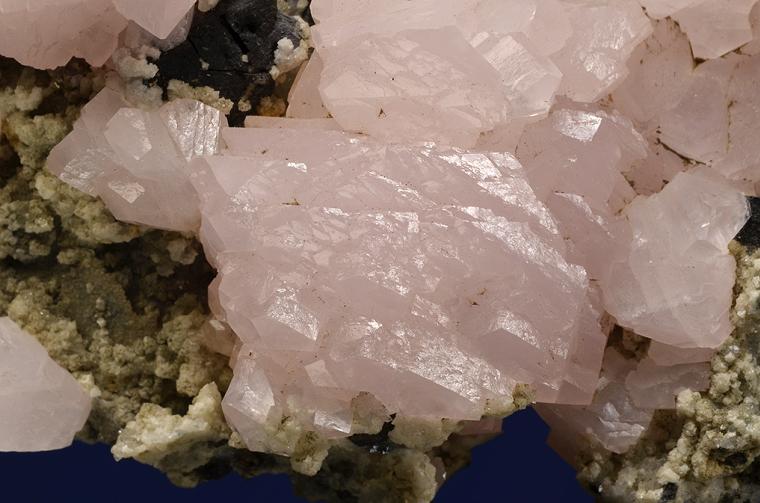 manganoan CALCITE with SPHALERITE