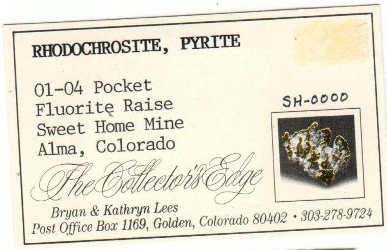 PYRITE with QUARTZ and RHODOCHROSITE