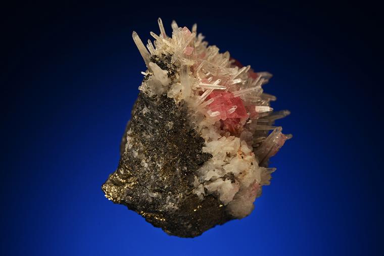 RHODOCHROSITE on QUARTZ
