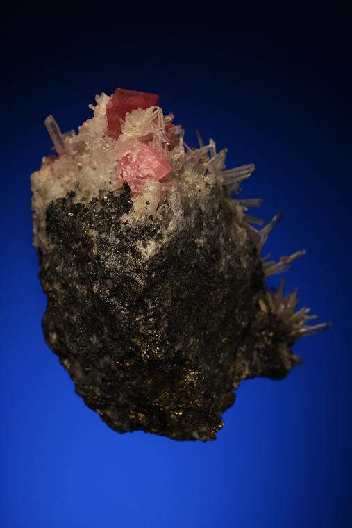 RHODOCHROSITE on QUARTZ