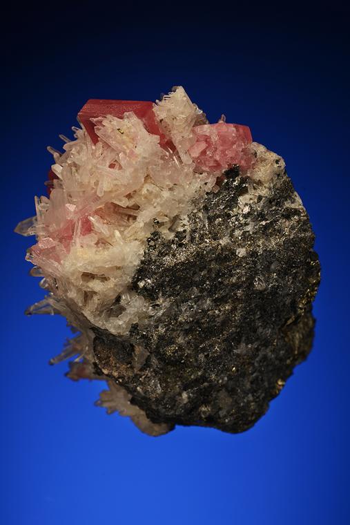 RHODOCHROSITE on QUARTZ
