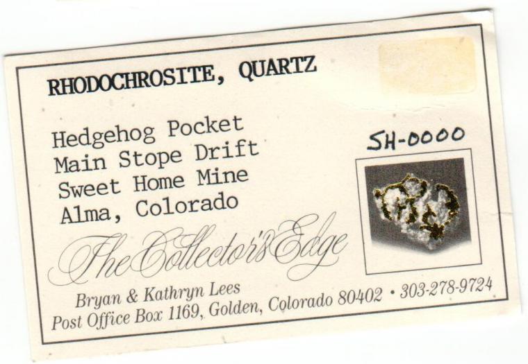 RHODOCHROSITE on QUARTZ