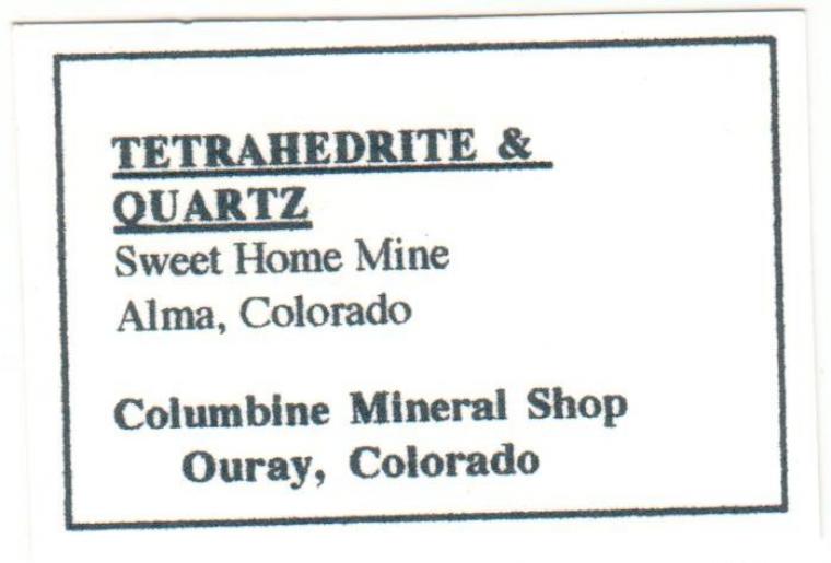 TETRAHEDRITE with QUARTZ