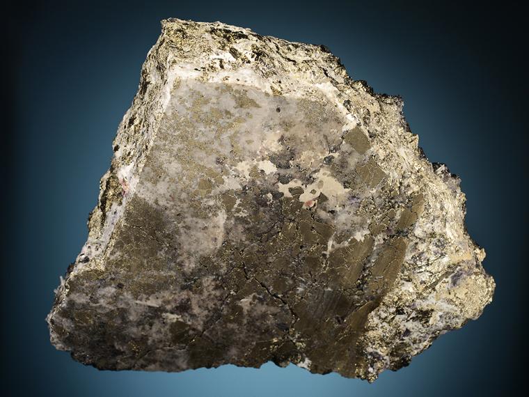 PYRITE with TETRAHEDRITE, HÜBNERITE, RHODOCHROSITE and QUARTZ