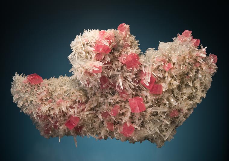 RHODOCHROSITE on QUARTZ