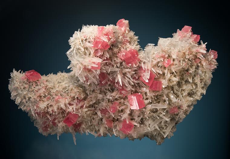 RHODOCHROSITE on QUARTZ