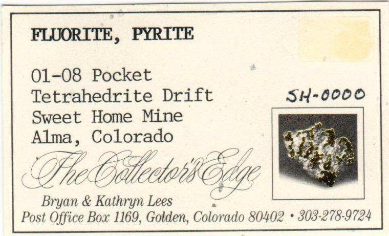 FLUORITE with PYRITE and TETRAHEDRITE on QUARTZ