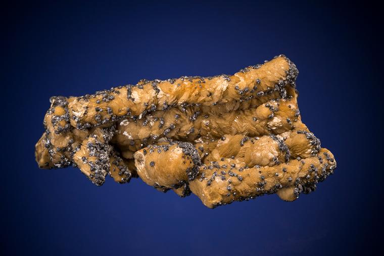 GALENA on SIDERITE