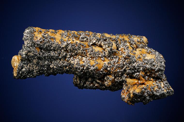 GALENA on SIDERITE