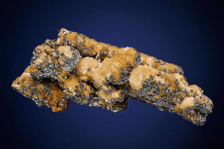 GALENA on SIDERITE