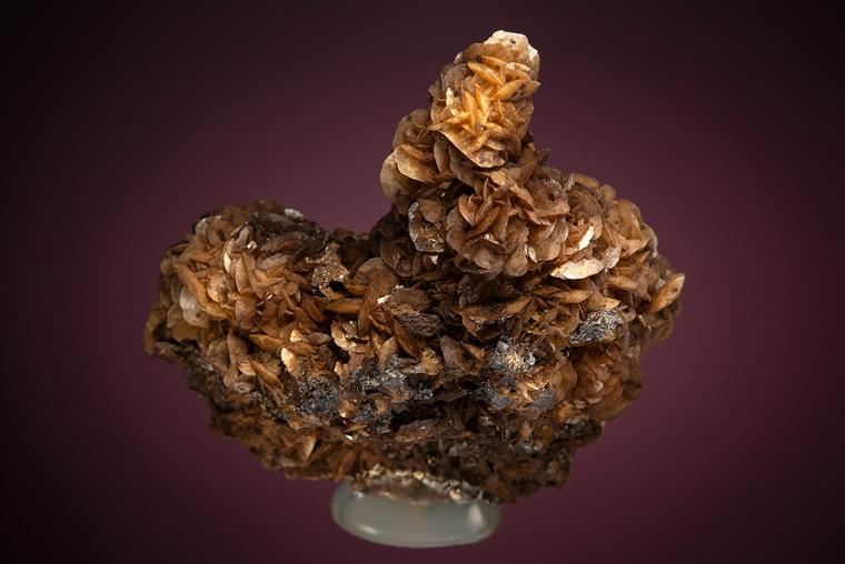 GALENA on SIDERITE