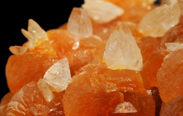 COLEMANITE on CALCITE