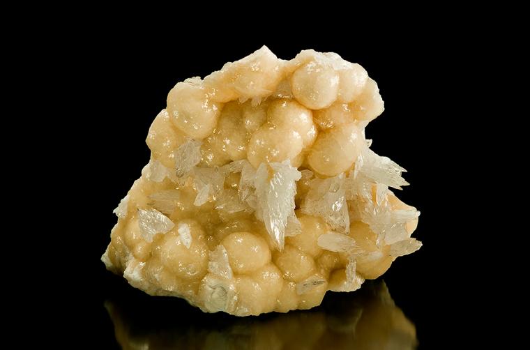 COLEMANITE on CALCITE