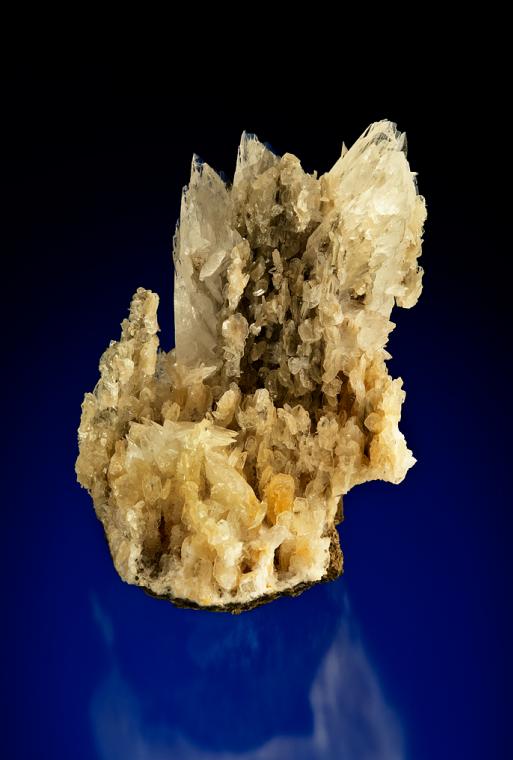 COLEMANITE on CALCITE