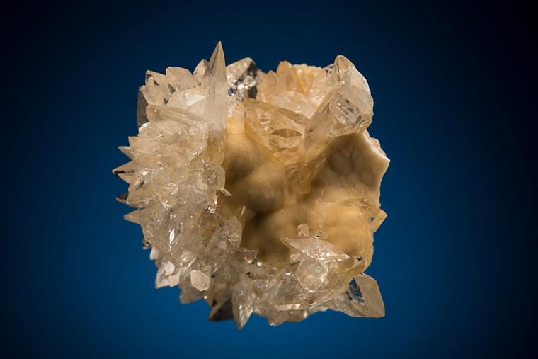 COLEMANITE on CALCITE