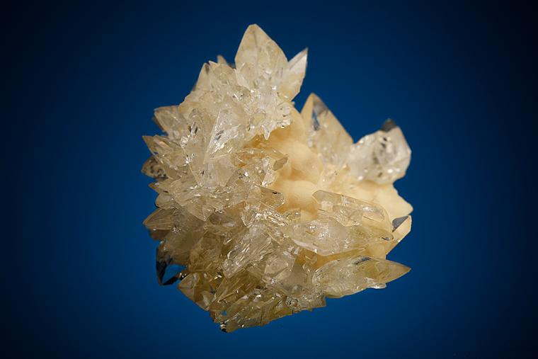 COLEMANITE on CALCITE