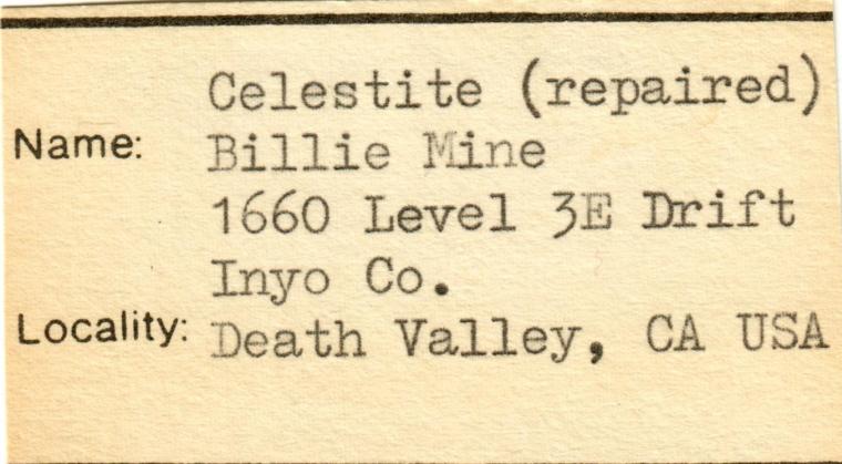 CELESTINE (repaired)