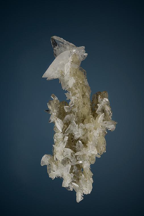 COLEMANITE on CALCITE