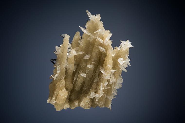 COLEMANITE on CALCITE