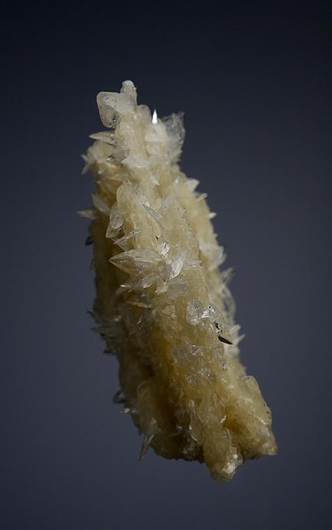 COLEMANITE on CALCITE