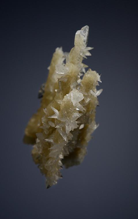 COLEMANITE on CALCITE