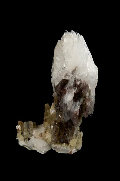 COLEMANITE on CALCITE