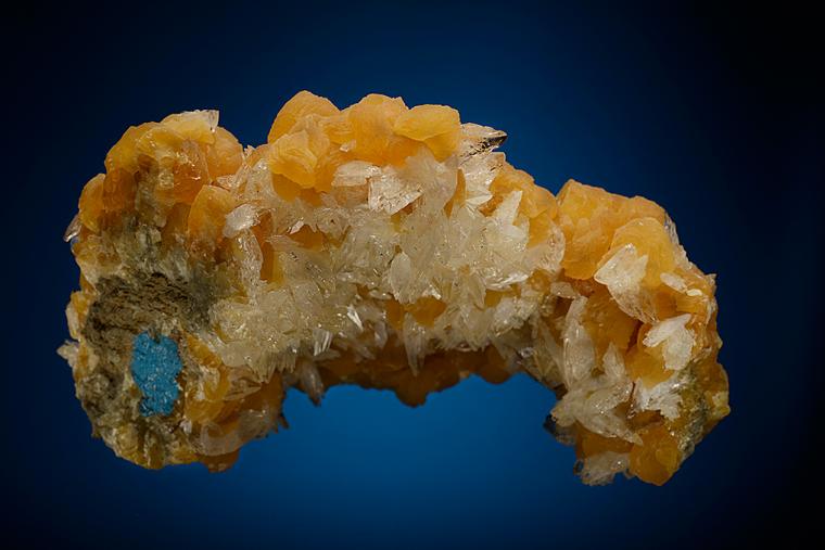 COLEMANITE on CALCITE (repaired)