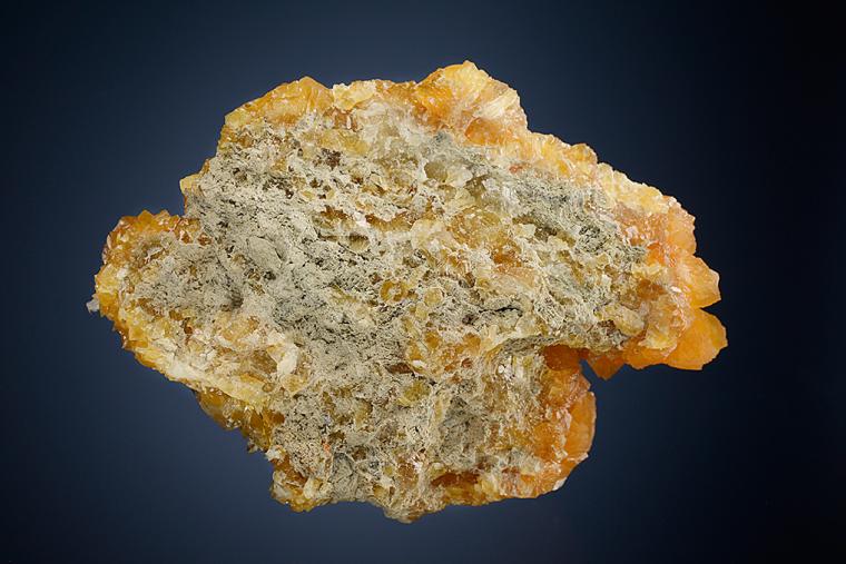 COLEMANITE on CALCITE