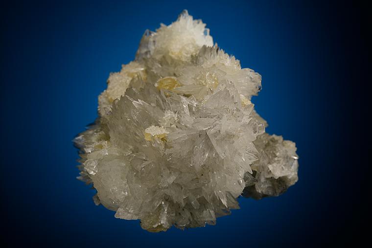 COLEMANITE on CALCITE