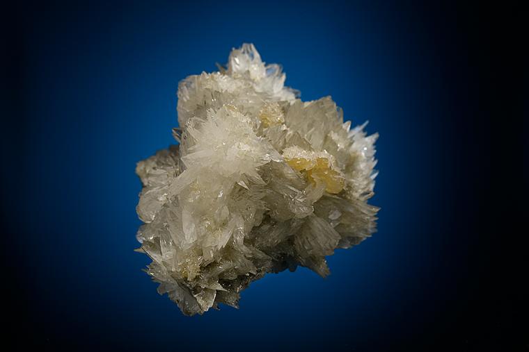 COLEMANITE on CALCITE
