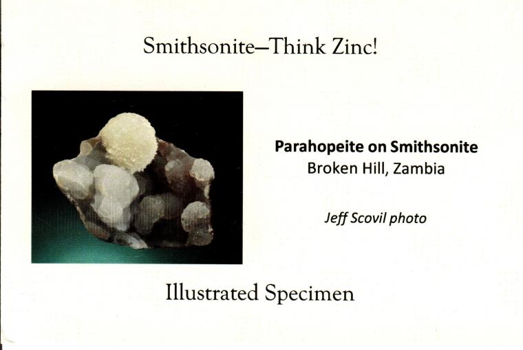 TARBUTTITE on SMITHSONITE