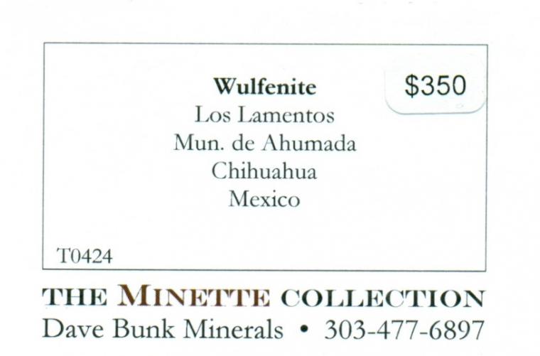 WULFENITE
