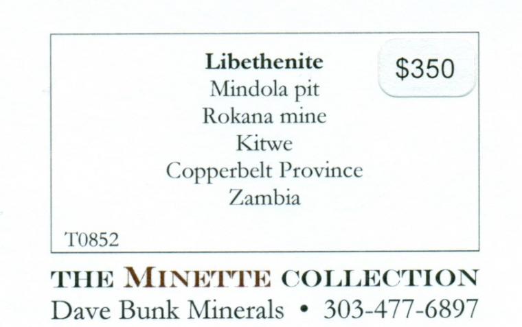 LIBETHENITE