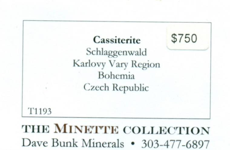 CASSITERITE