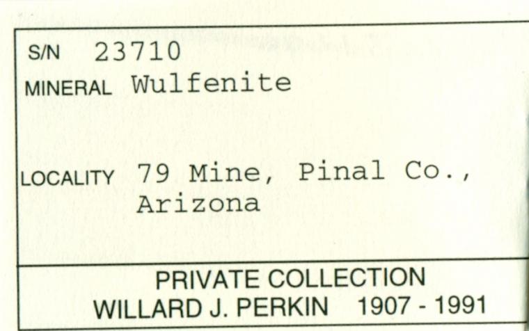 WULFENITE