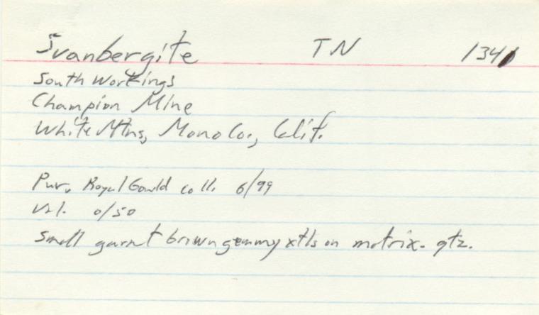 SVANBERGITE